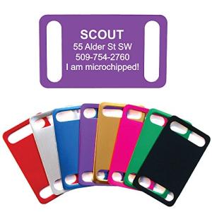 Custom Engraved Slide-on Dog and Cat Tags