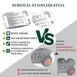 Engraved Noise-Free Pet ID Collar Tag