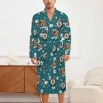 Custom Bathrobe with Pet Faces - Perfect Gift