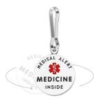 Custom Engraved Medical Alert ID Tag Keychain