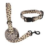 Luvable Friends Leopard Collar and Leash Set