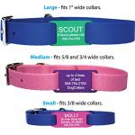 Custom Engraved Slide-on Dog and Cat Tags