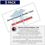 Service Dog Vest with Patch, ID Badge & Pocket