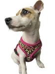 Personalized Plush Leopard Dog Harness & Leash Set