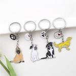 Personalized Dog Keychain Memorial ID Tag