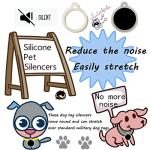 Dog Tag Silencer - Extra Large Silicone Protectors