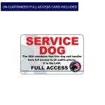 Service Dog Vest with Patch, ID Badge & Pocket
