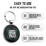 Personalized QR Dog Tags with Instant Location Alerts