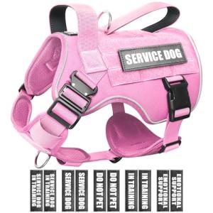 Heavy Duty Tactical Dog Harness with Patches