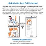 RexID QR Code Dog Tag with Online Profile