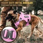 Heavy Duty Tactical Dog Harness with Patches