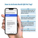 RexID QR Code Dog Tag with Online Profile