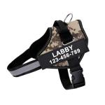 Custom Reflective Dog Harness with Name & Number