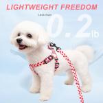 Pink No Pull Dog Harness and Leash Set