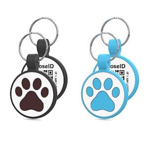 Personalized QR Code Dog Tag with Online Profile