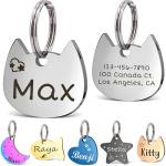 Personalized Stainless Steel Dog & Cat ID Tags