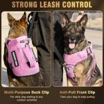 Heavy Duty Tactical Dog Harness with Patches