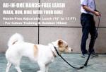 Hands-Free Bungee Dog Leash with Padded Handles