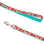 Blueberry Pet Christmas Snowman Dog Leash with Bowtie