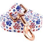 Patriotic American Flag Dog Leash with Soft Handle