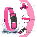 Waterproof Rubber Dog Collar with Quick Release Buckle