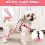 Pink No Pull Dog Harness and Leash Set