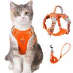 Escape-Proof Cat Harness and Leash Set with ID Pocket