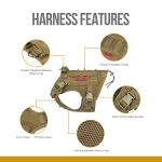 OneTigris Tactical Dog Training No Pull Harness