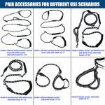 Hands-Free Bungee Dog Leash with Padded Handles