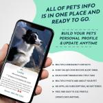 Personalized QR Code Pet ID Tag for Dogs and Cats