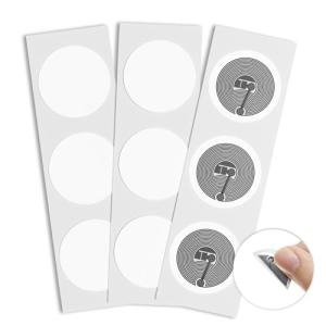 12 NFC Tags - Rewritable 25mm Round Stickers