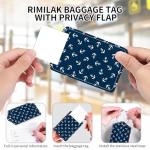 Cute PU Leather Luggage Tags - 2 Pack