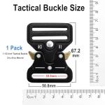 Heavy Duty Tactical Buckle for Dogs and Gear