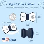 Custom QR Code Dog ID Tags - Waterproof & Silent