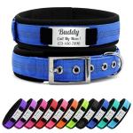 Personalized Reflective Dog Collar with Metal Buckle