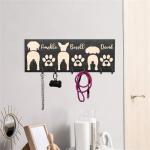 Custom Dog Leash Holder with Name & Design