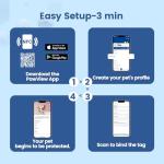 Custom QR Code Dog ID Tags - Waterproof & Silent