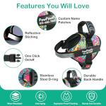 Custom Adjustable No-Pull Dog Harness with Name