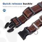 Reflective Adjustable Martingale Dog Collar