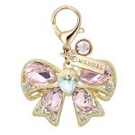 Pink 3D Bow Lobster Clasp Charm with Bag