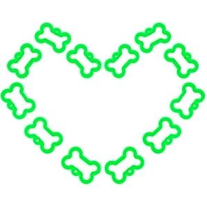 Silicone Dog Tag Silencers - Glow in the Dark