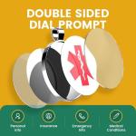 QR Medical Alert ID Tag Keychain - 2 Pack