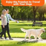 Heavy Duty Retractable Dog Leash with Poop Bag