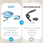 Waterproof Adjustable Dog Collar and Leash Set