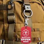 Medical Alert Luggage Tag for Pets