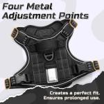 Rabbitgoo XL Tactical Dog Harness - No Pull Training