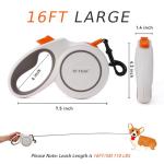 Tangle-Free Retractable Dog Leash for Large Dogs
