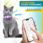 GPS Cat Tracker with Bell and Safety Buckle