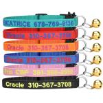 Personalized Cat Collar with Name and Phone Number
