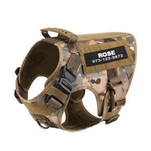 Custom Tactical Dog Harness for Large Breeds